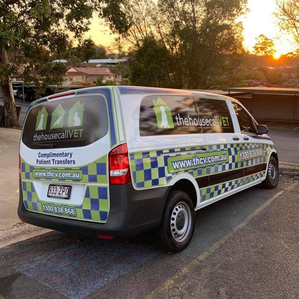 Carindale Vets - THCV vehicle at sunset